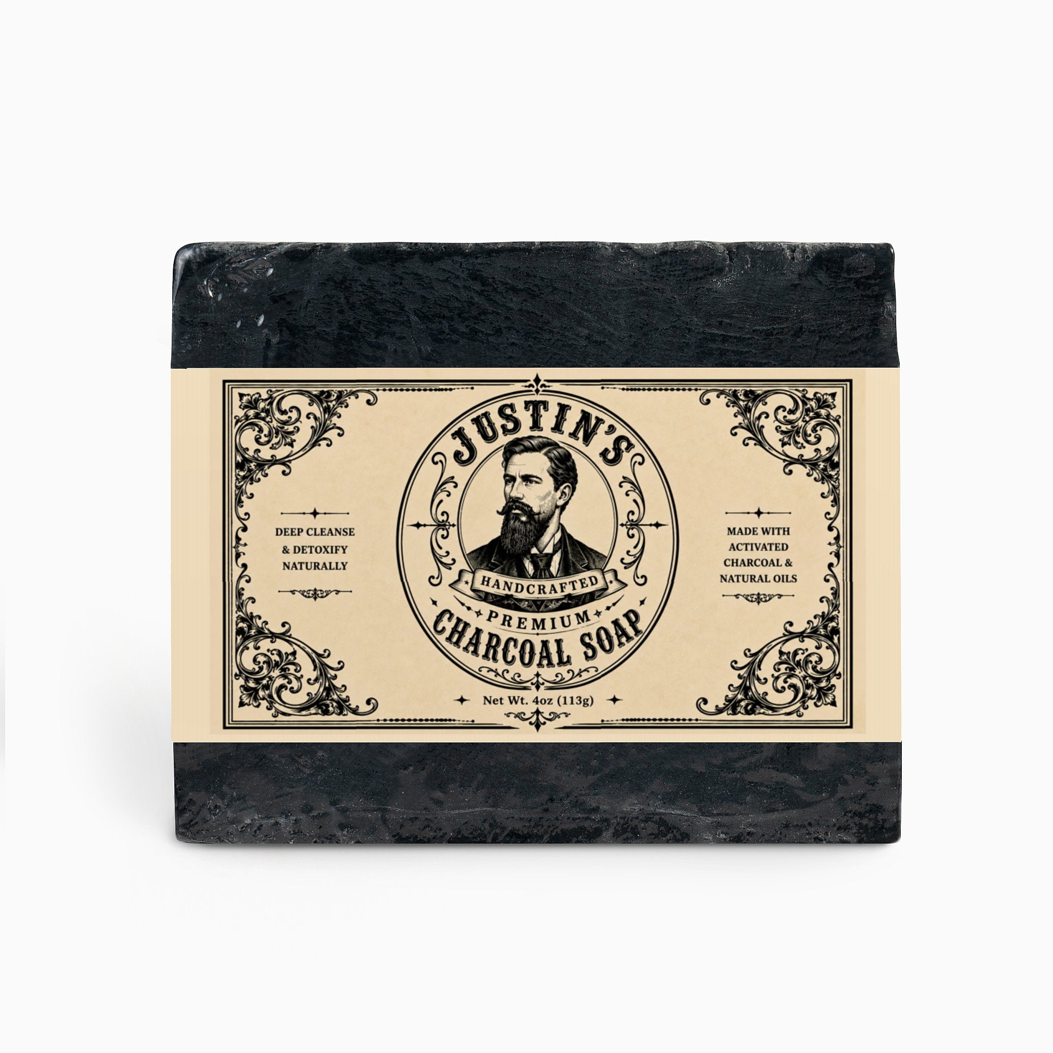 Justin's Handcrafted Charcoal Soap