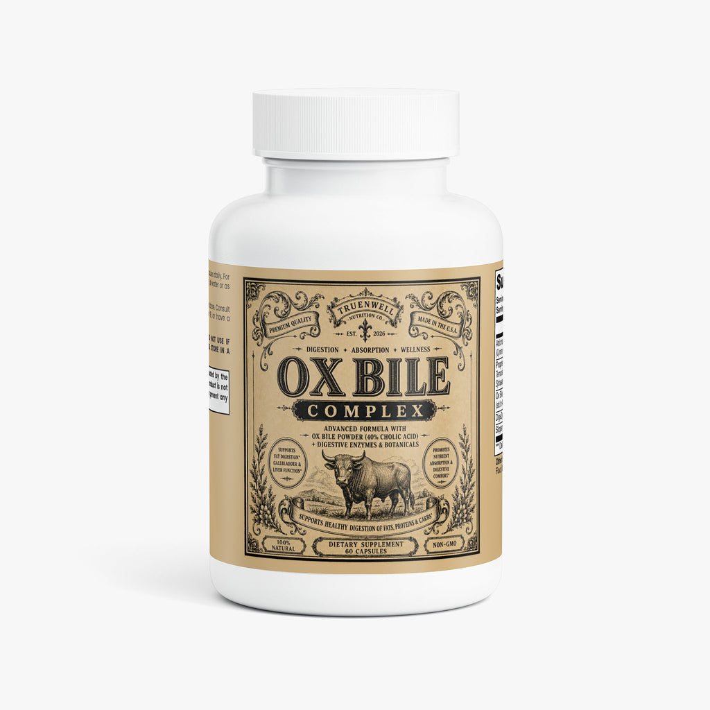 Ox Bile Complex – Premium Digestive Support Formula – 60 Capsules