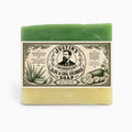 Justin's Aloe & Cool Cucumber Soap handcrafted natural hydrating soap bar with aloe vera and cucumber.