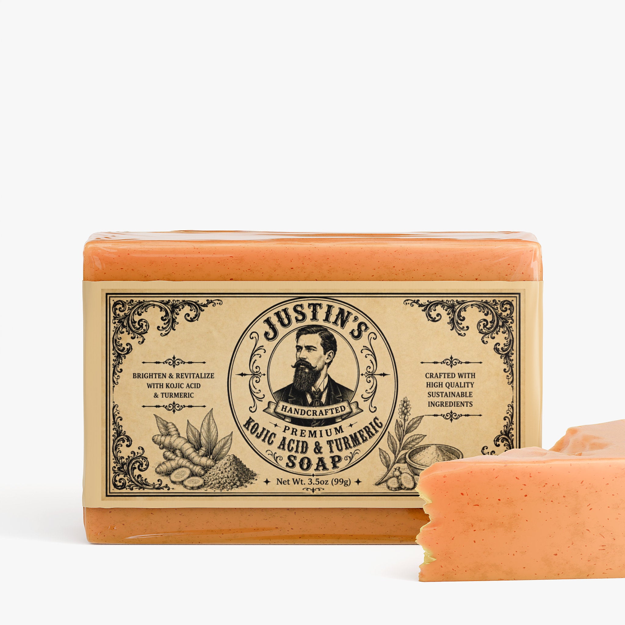 kojic-acid-turmeric-soap-handcrafted-natural-skincare-bar