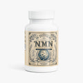 TRUENWELL NMN 500mg supplement bottle featuring vintage apothecary label.
